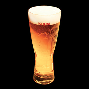 Kirin Japanese draft beer