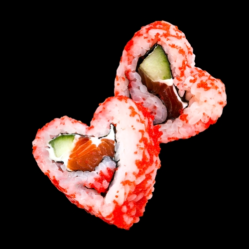 Sushi hearts